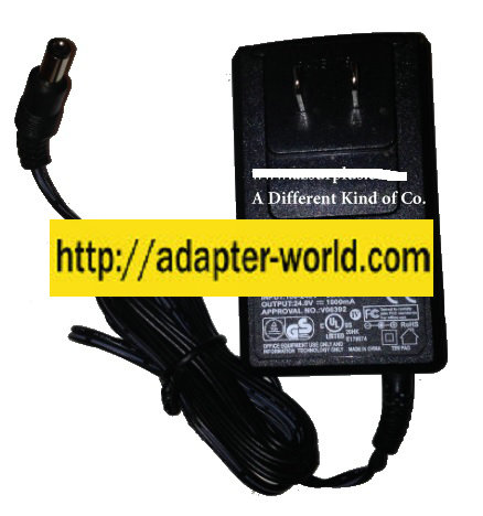 SCEPTRE POWER S024EM2400100 AC ADAPTER 24VDC 1000mA New -( ) 1.